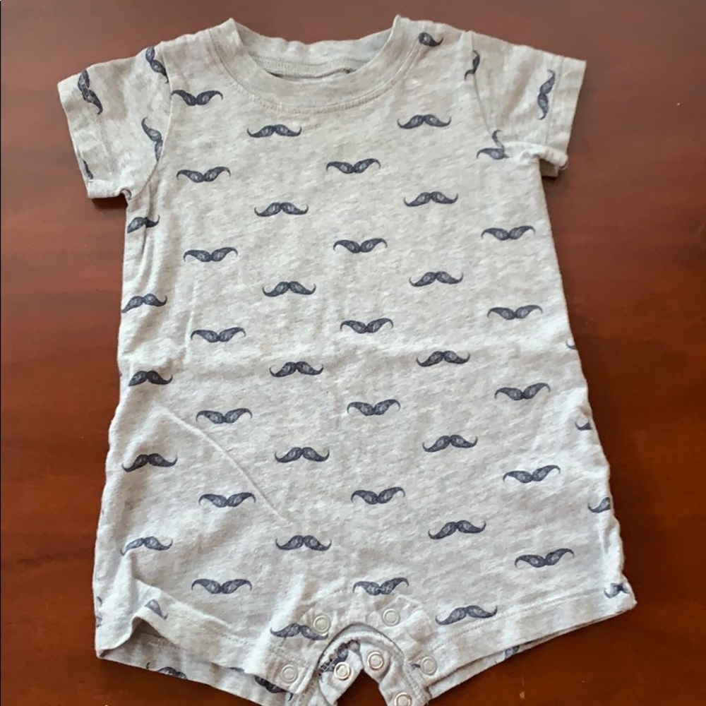 Baby boy shortall onesie